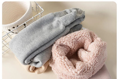 Winter Kids Tights for Girls - Thick Warm Cotton Pantyhose for Toddlers & Children 0-8 Years