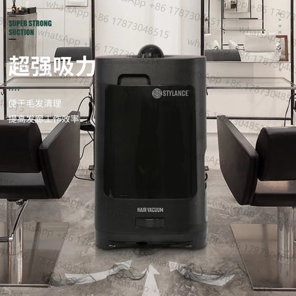 Hair salon special hair suction device, barber shop trash can hair suction tool, infrared induction automatic suction device