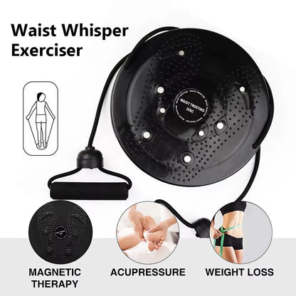Body Shaping Waist Twisting Disc Balance Board Waist Whisper Exerciser with Rope