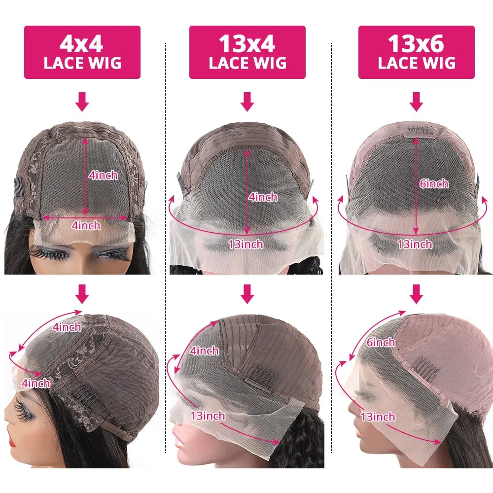 Bone Straight 13x4 Lace Front Wigs Human Hair 13x6 Transparent Lace Frontal Wigs Human Hair Pre Plucked 4x4 Lace Wigs For Women