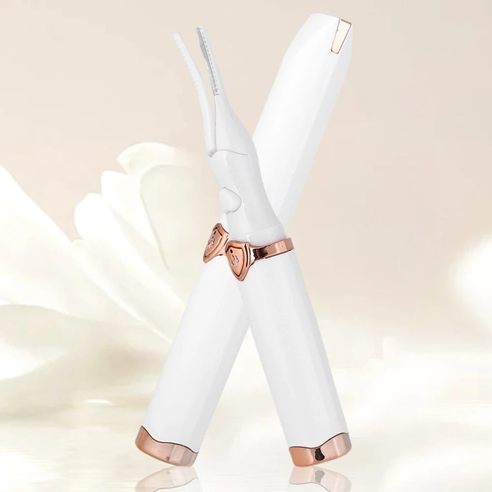 Heated Eyelash Curler 2 Heating Modes Quick Heating Natural Curl Eyelash Curler Long Lasting for Quick Natural Curling