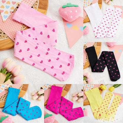 Girls Dance Socks Plain Candy Color Stockings Pantyhose Tights Leggings Velvet Cotton Dance Performance Dace Ballet Tights