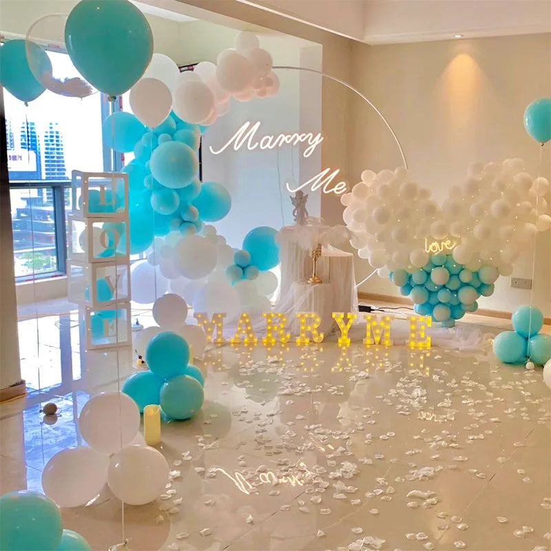 Metal Wedding Arche Circular Balloon Stand Party Decoration Backdrop Arch Birthday Party Balloon Arch Baby Shower Decoration