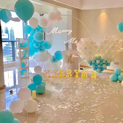 Metal Wedding Arche Circular Balloon Stand Party Decoration Backdrop Arch Birthday Party Balloon Arch Baby Shower Decoration
