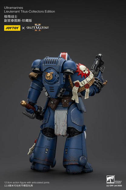 JOYTOY 1/18 Actionfigur 40K Ultramarines Lieutenant Titus Sergeant Gadriel Brother Chairon – Sammleredition
