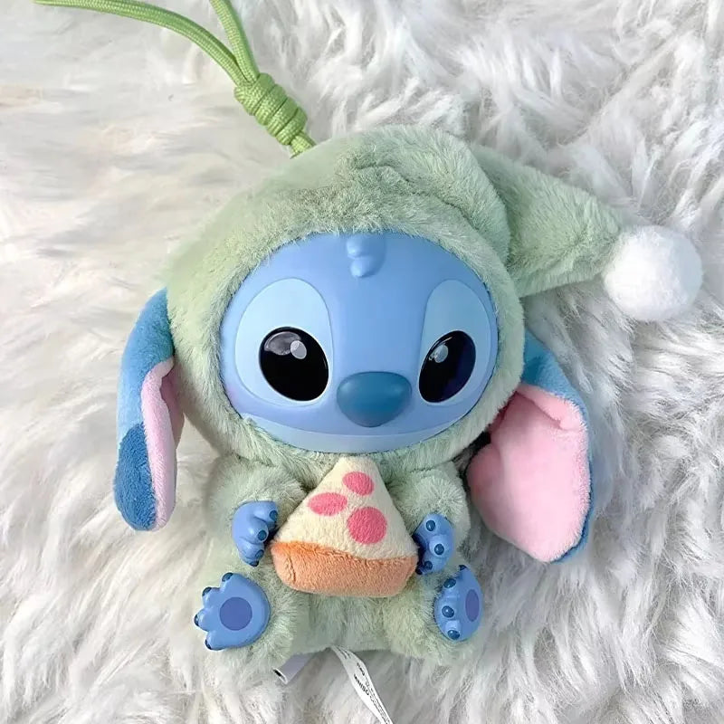 NEW Stitch Eat Something Before Sleep Series Blind Box Plush Dolls Pendant Cute Doll Ornament Mystery Box Surprise Toys Gifts