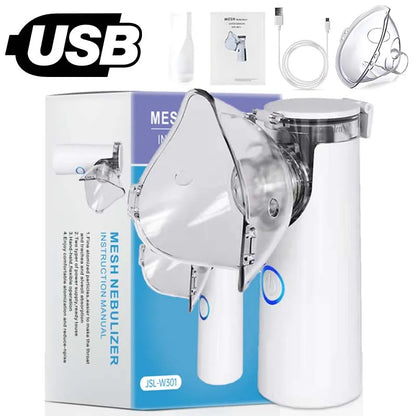 Medical Silent Mesh Nebulizer Handheld Asthma Inhaler Atomizer Children Health Care Mini Portable Nebulizer Humidifier