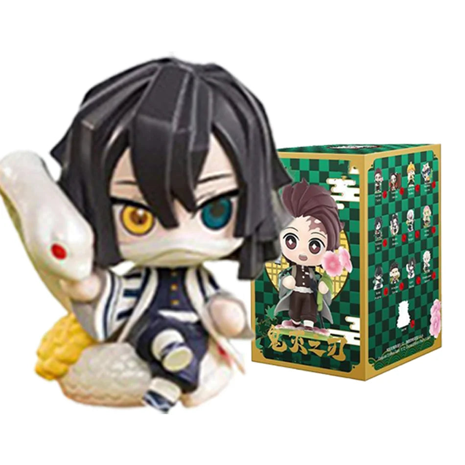 Demon Slayer Tanjiro Kamado & Nezuko Collectible Figure Blind Box - Official Bandai PVC Statue
