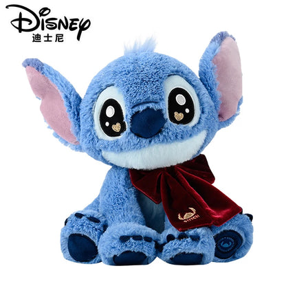 Genuine Disney Stitch 25-30CM Plush Toy Anime Lilo & Stitch Stuffed Toys Kawaii Cartoon Cute Pillow Doll Toys Kids Birthday Gift