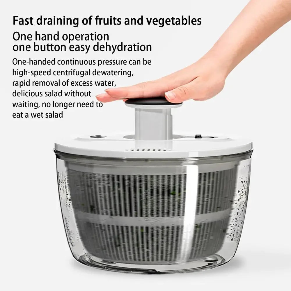 Vegetable Dryer Spinner Lettuce Dryer Vegetable Dehydrator 3L/5L Kitchen Vegetable Dryer Quick Drainage For Fruit Washing And