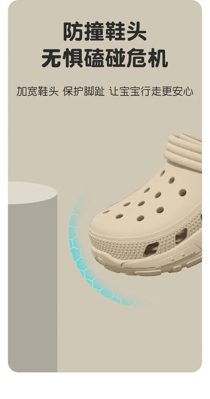 Cartoon Charms Cross Clogs Eva Soft Summer House Slippers Women's Sandals Slipper Man Shoes Kids Indoor Slipper