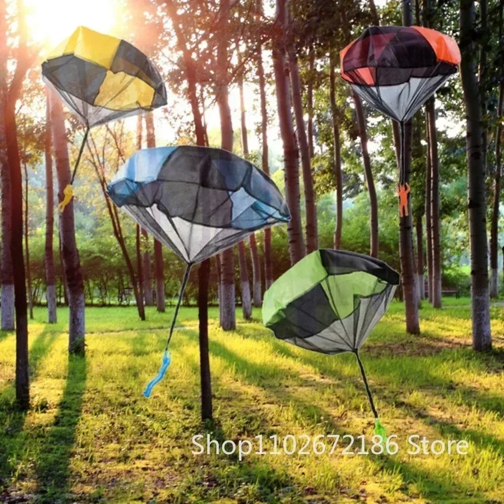 3/5/10 Pcs Fun Hand Throwing Soldier Parachute Outdoor Game Kids Birthday Party Festival Party Gift Reward Carnival Gift Pack