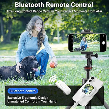 Magnetic Mini Phone Vlog Selfie Monitor Screen for iPhone AMOLED Bluetooth Rear Back Camera Monitor Screen Vlogging Live TikTok