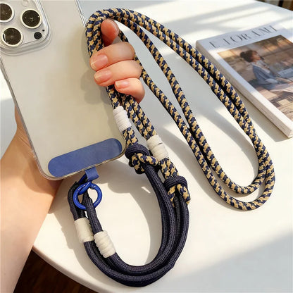 Creative 3-in-1 Mobile Phone Lanyard Wrist Strap Crossbody Hanging Neck Cellphone Chain Travel Convenience Phone Anti-loss Strap