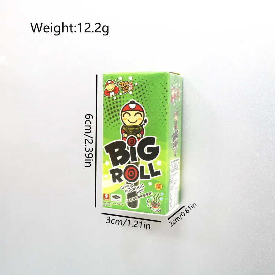 South Korean Ins Cute And Interesting Simulation Of Small Snacks Miniature Refrigerator Sticker Magnetic Magnet Decoration Gift