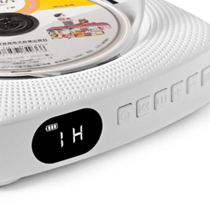 CD Player With USB Port Wireless Portable Bluetooth Speaker