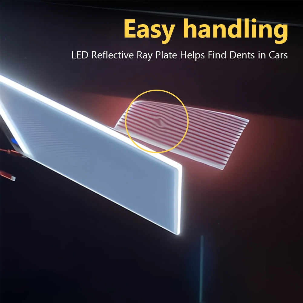 LED Reflector Line Board Light with USB Line Paintless Dent Repair Tool Car Body Dents Light Reflector Car Repair Accessory