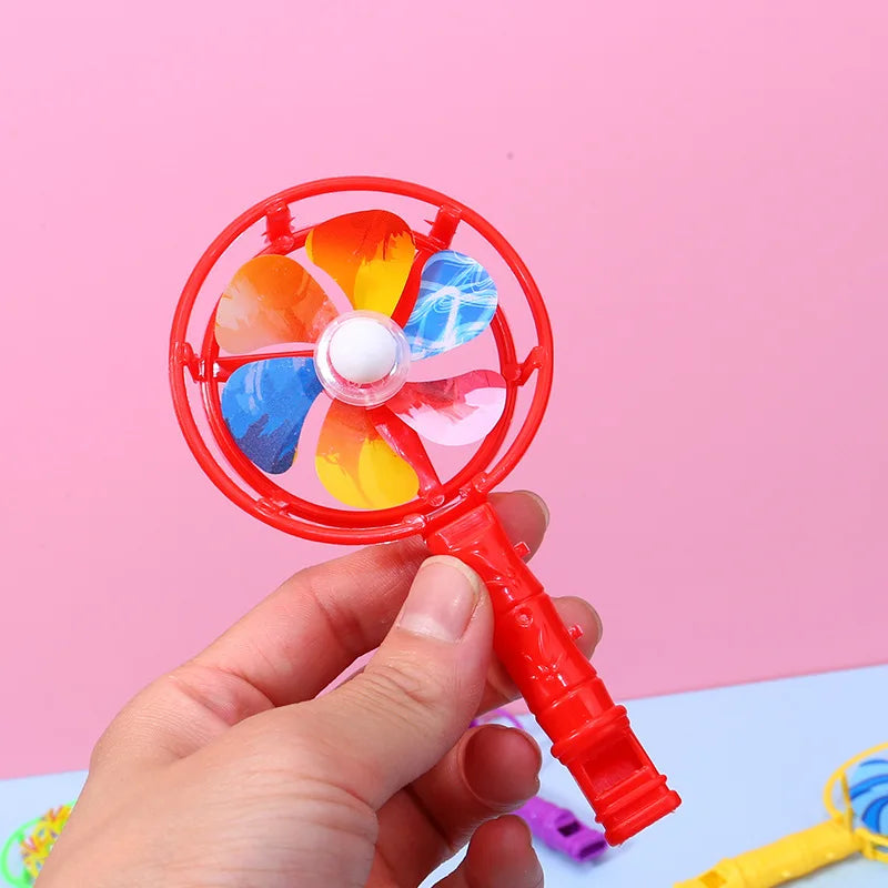 20Pcs Colorful Whistle Windmill Noise Maker Toys for Kids Birthday Party Favors Pinata Filler Baby Shower Gift School Prizes