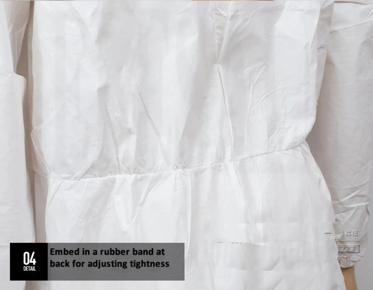 Disposable Breathable Dustproof Water Oil Resist Work Safety Clothing Anti Dust Spary Painting Decorating Labour Overall Suit