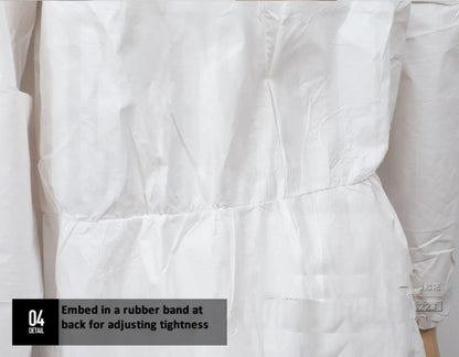 Disposable Breathable Dustproof Water Oil Resist Work Safety Clothing Anti Dust Spary Painting Decorating Labour Overall Suit