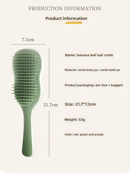 Massage Hair Comb Anti Detangling HairBrush Hair Styling Detangler Fast Blow Drying Curling Hair Brushes Comb Hairdressing Tools