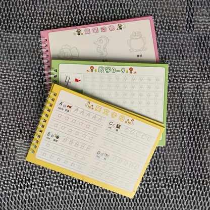 Magic French Copy Book Groove Practice Copybook Children Notebook Learning Numbers French Letter Calligraphy Write Exercise Book