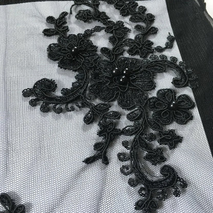 White African Lace Fabric 2025 Embroidered Nigerian Lace Fabric High Quality Cord lace French Tulle Fabric Wedding L-W006A