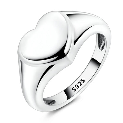 925 Sterling Silver Sparkling Zircon Ring - Classic Stackable Wedding Band for Women