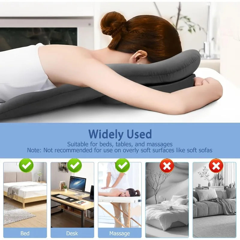 1PCS Face Down Pillow Flacewesta Massage BBL Prone with Memory Foam Ergonomic for sleeping Vitrectomy Neck Pain Retinal Surgery