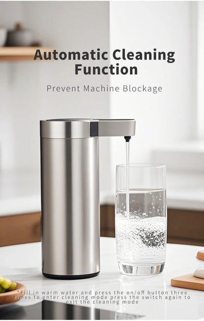 Kitchen Soap Machine Automatic Sensor Out of Hand Sanitizer Smart Electric Body Wash Soap Dispenser 304 Stainless Steel