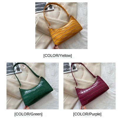 Fashion Exquisite Shopping Bag Retro Casual Women Totes Shoulder Bags Female Leather Solid Color Chain Handbag for Women 2023