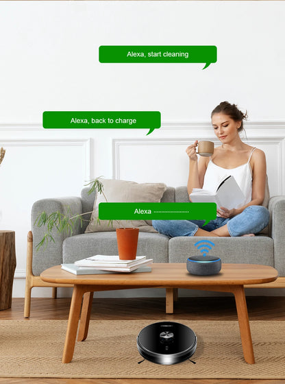 Liectroux / LILIN X6 LDS Saugroboter, Laser-Lidar-Navigation, Nass- und Trockenwischen, 6500 Pa Saugkraft, Mehrbodenkarte, Teppichverstärkung