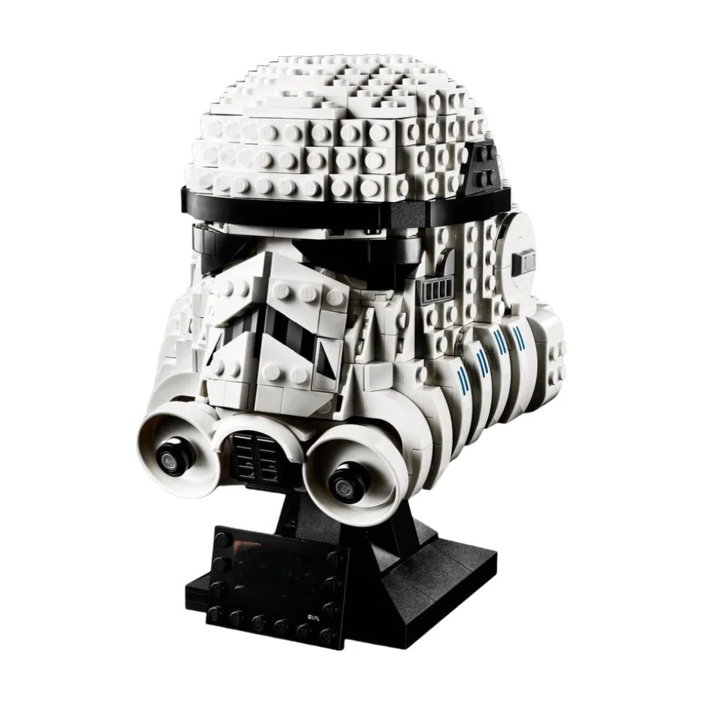 Star Wars Mandalorian Helmet Building Blocks - Darth Vader, Dark Trooper & Scout Trooper Display Set 75429