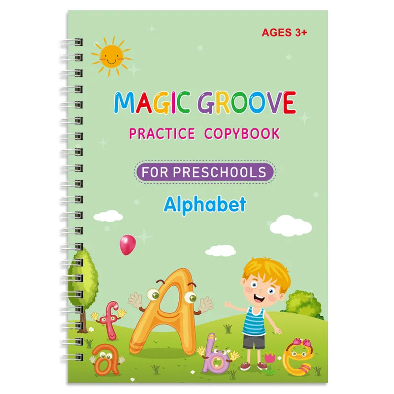Magic Reusable Practice Copybook For Kids, The Print Handwriting Workbook-Writing Practice Book, For Children, Gifts And Toys