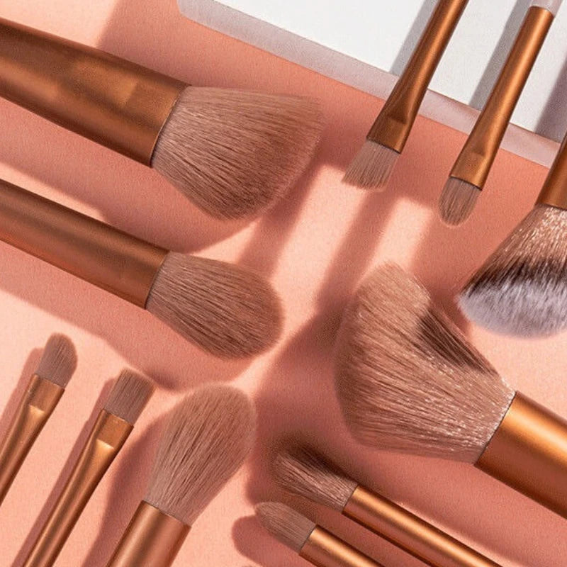 13 Pcs Makeup Brushes Set Eye Shadow Foundation Women Cosmetic Powder Blush Blending Beauty Make Up Tools For Beginner Hotting