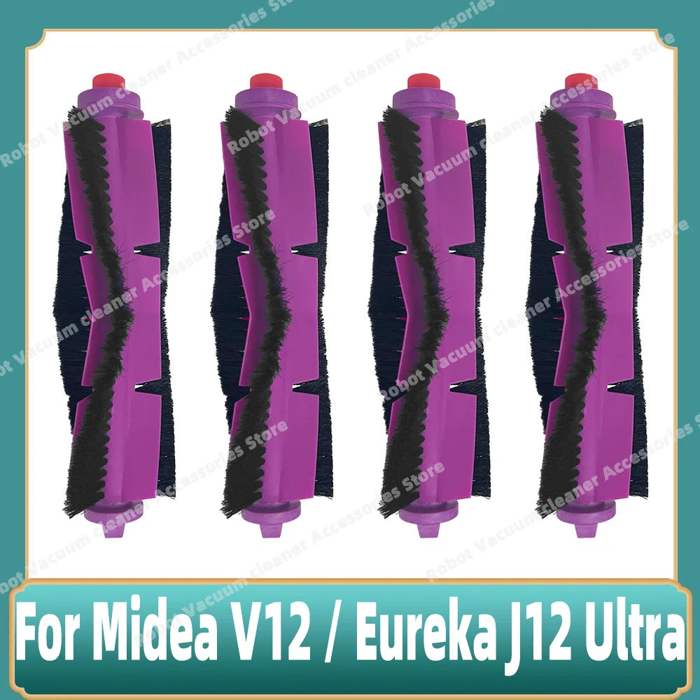 Compatible For 미디어 Midea V12 / Eureka J12 Ultra Main Side Brush Mop Cloth Filter Dust Bag Accessories Spare Replacement Parts