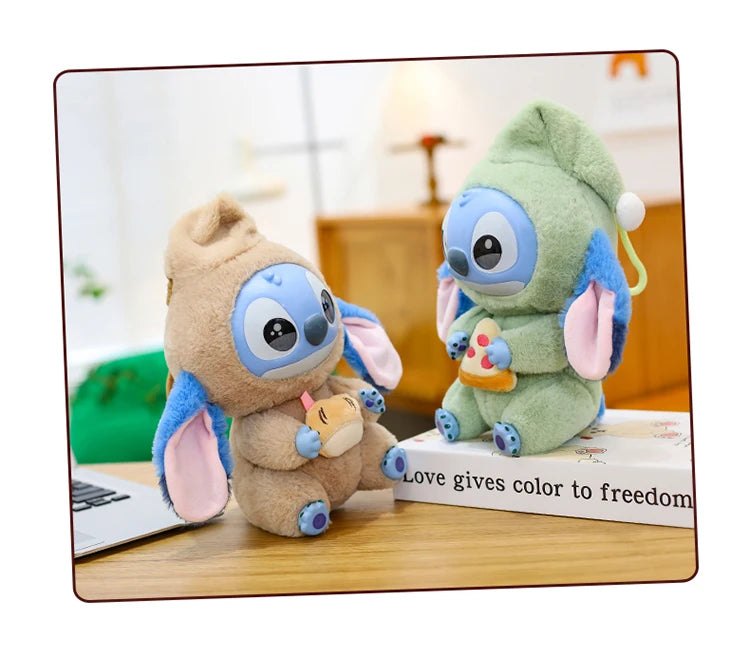 New Stitch Eat Some Thing Before Sleep Series Vinyl Blind Box Bag plush Pendant Cute Doll Mystery Box Toy Adult Birthday Gift