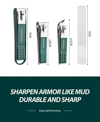Nail Clipper Set HighGrade Household Nail Clippers Men And Women Universal Pedicure Tools Simple Portable Nail Tools