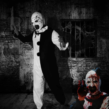 Terrifier 2 Art The Clown Cosplay Halloween Jumpsuit Fancy Dress Joker Costumes