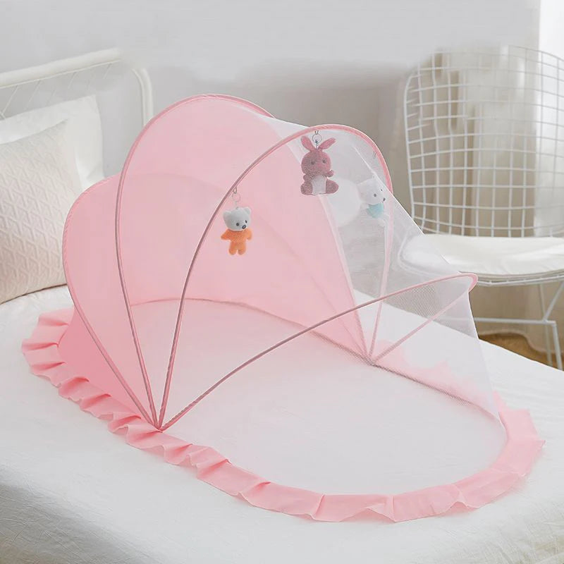 Baby Bed Mosquito Net Baby Bed Crib Folding Net Mosquito Net Mattress Pillow Suit Newborn Cradle Mesh Tent Net Baby Bedding