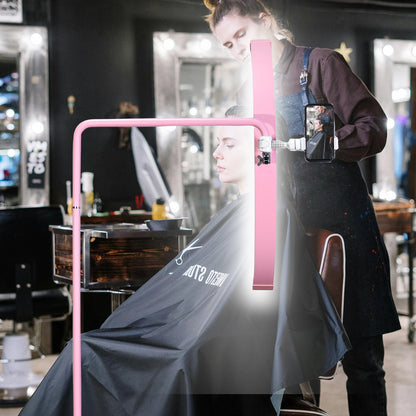 Fosoto Multifunctional Half Moon Lamp Video Ring Lash Light For Beauty Facials Salon Tatoo Live Stream Photography Photo TikTok