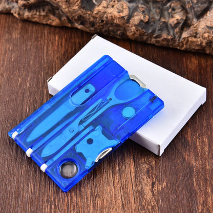Camping Multifunctional Swiss Army Knife Card Combination Multi-purpose Survival Tool Beauty Suit Tool Card