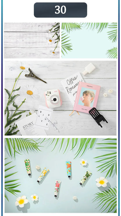 3D Double Sided Photography Backdrops 57*87cm Photos Background Props Product Food Photo Decoration Accessories Wallpaper