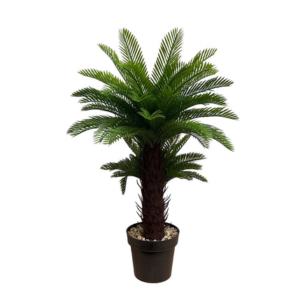HXGYZP Coconut Palm Artificial Plant Potted Large Tropical Tree With Black Plastic Pot Indoor Outdoor Home Decoration Plants