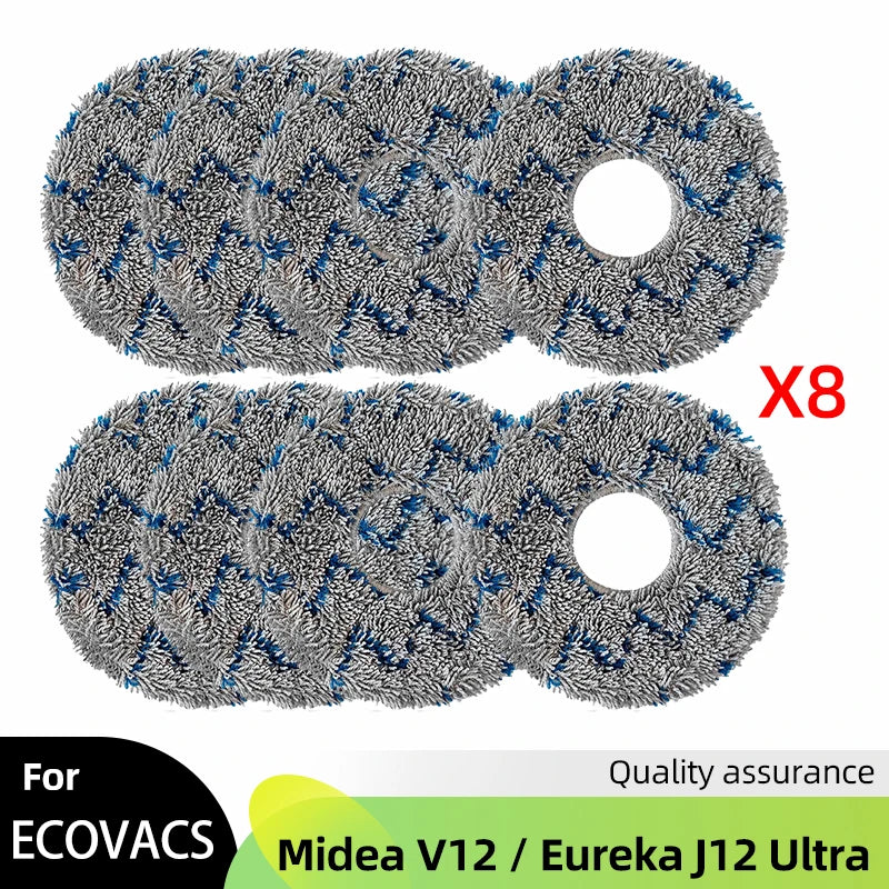 Fit For ( Midea V12 / Eureka J12 Ultra ) Roller Side Brush Hepa Filter Mop Cloth Dust Bag Robot Vacuums Accessory Part