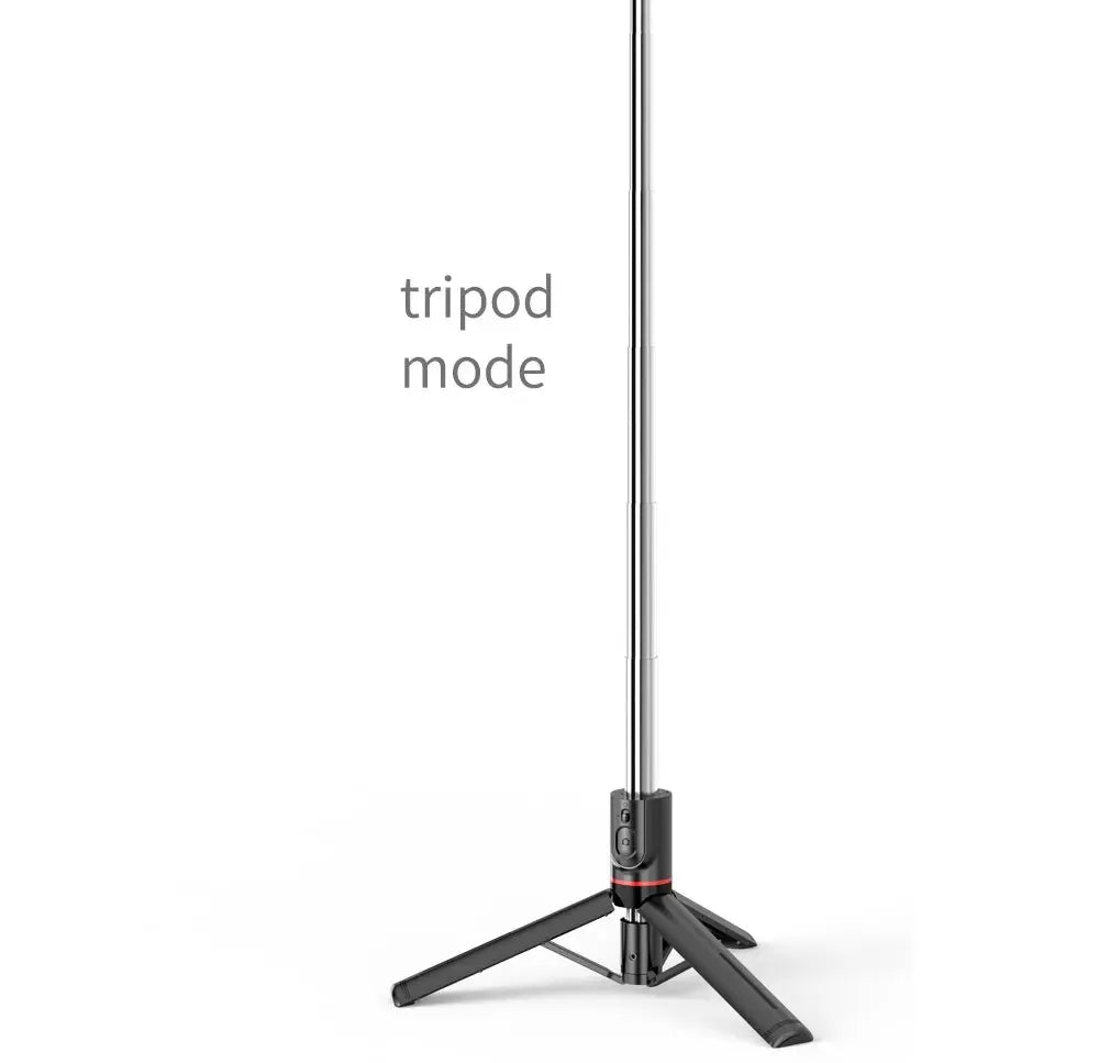 Wireless Selfie Stick for Smartphone, 44 Inch Tripod with Bluetooth Remote, Portables Foldable Stand for Vlog Shooting Record