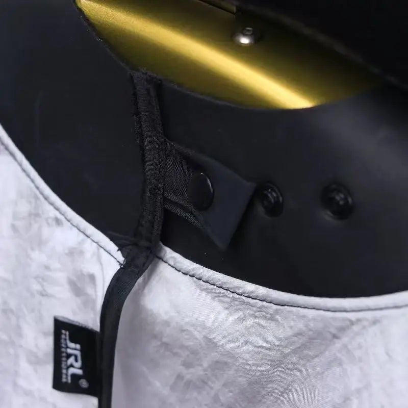 Professional Hair Cutting Bib - 1.8m Extended Salon Cape with Rubber Collar