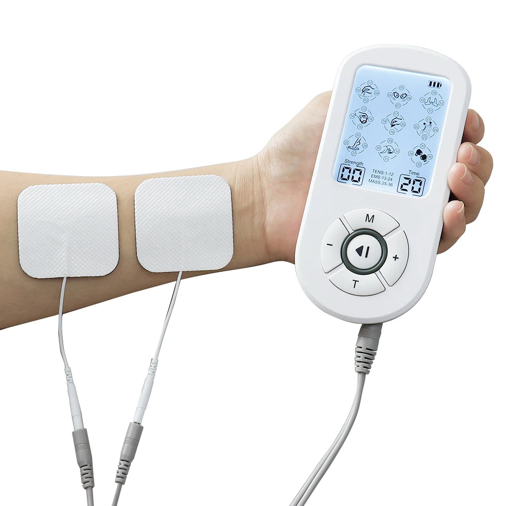 12 Modes Low Frequency Therapy Device TENS Machine EMS Muscle Stimulator Electronic Pulse Massager Myostimulation Apparatus