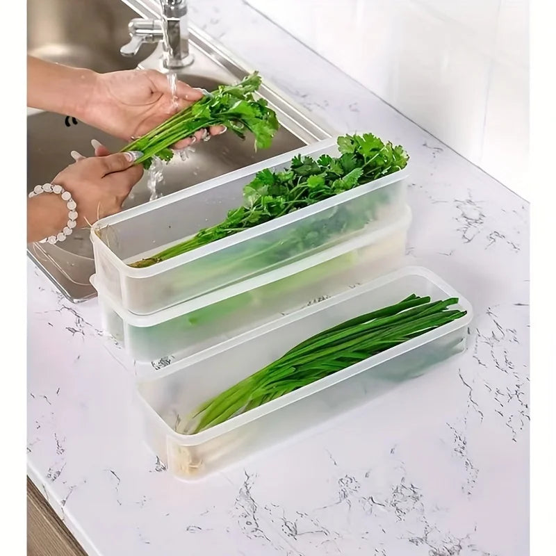 Premium Refrigerator Storage Containers - Airtight Fresh Food Preservation Boxes Set