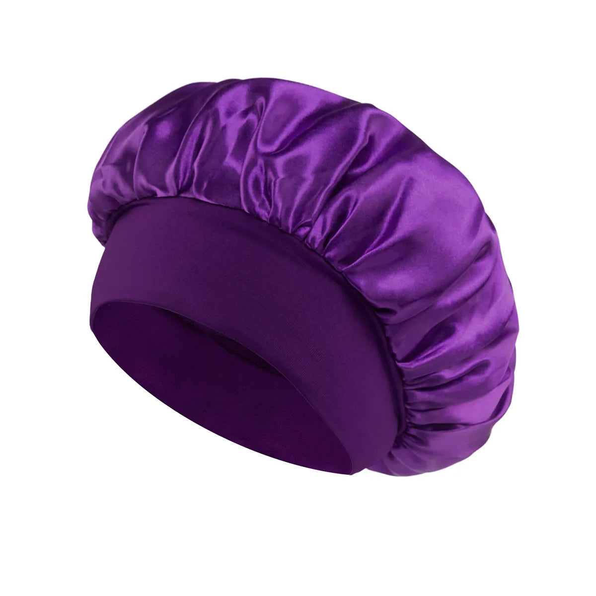 Silk Satin Lined Bonnet for Sleeping - Large Hair Bonnet for Long Hair Protection